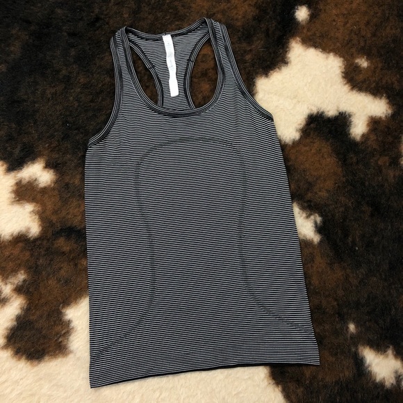 lululemon athletica Tops - Lululemon Swiftly Tech Racerback Hyper Stripe 6